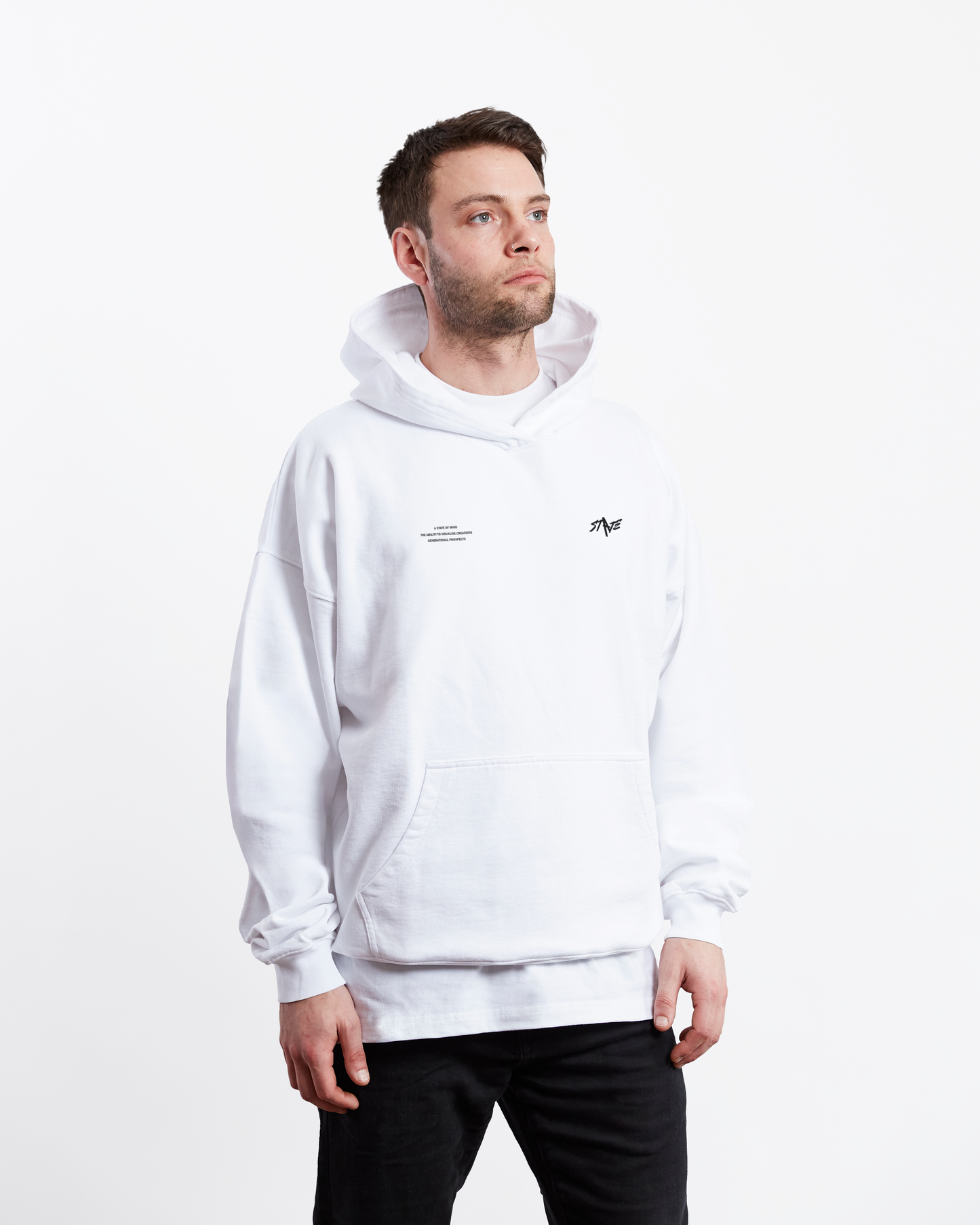STATE Heavyweight Hoodie – White