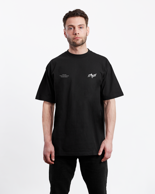 STATE Signature Tee - White/Black